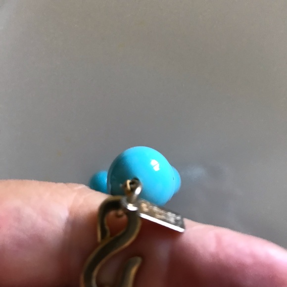 Kenneth Jay Lane Turquoise Colored Beaded Necklace - Picture 8 of 10